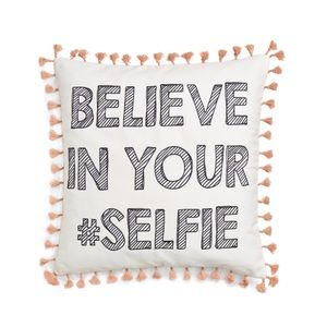 Believe In Your #Selfie Pillow